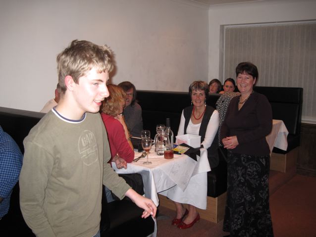 Autumn Supper at Sylhet Lodge in October 2009